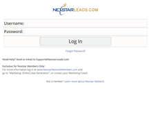 Tablet Screenshot of nexstarleads.com